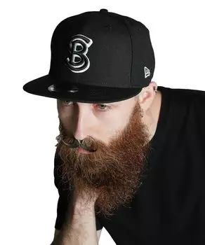 КЕПКА SNAP BACK ТИПА SB Кепка F 010 Черная [Шот] SchottNEWERA/9FIFTY SB / 782-3974004 Мужская
