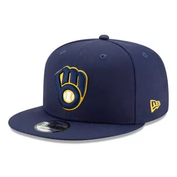 Кепка Snapback New Era Milwaukee Brewers 9Fifty Brewers Basic Snapback Old School Brewers Navy,
