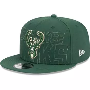 Кепка Snapback New Era NBA 2023 Драфт Milwaukee Bucks -