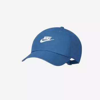 Кепка стираная Nike Heritage 86 Futura Dark Marina Blue