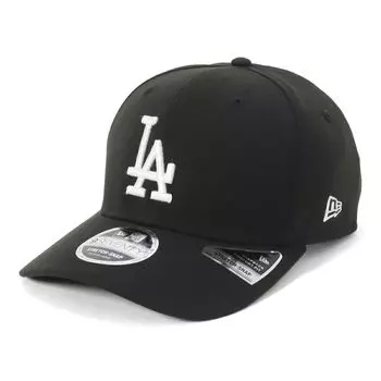 Кепка стрейч MLB LA Черная 970SS LOSDOD BLK WHI 25J [New Era] M/L