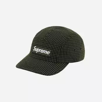 Кепка Supreme 2 Tone Ripstop Camp Черная 21SS -