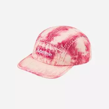 Кепка Supreme Bleached Chino Camp Красная 24SS -