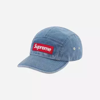 Кепка Supreme из твилового чиноса джинсовая 21SS -