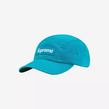 Кепка Supreme из твилового чиноса Темно-бирюзовый 22SS -