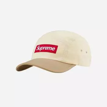 Кепка Supreme из вощеного хлопка Natural 21FW -