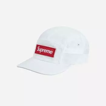 Кепка Supreme Mesh Pocket Camp Белая 23FW -