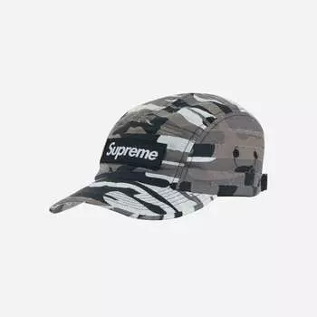 Кепка Supreme многослойная камуфляжная белая 23SS -