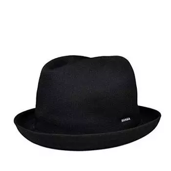 Кепка Tropic Player черная SML XL 60 см поля 4 см сетка весна-лето 54 см черная [Kangol] чёрный