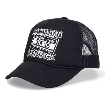 Кепка Trucker American Mesh Кепка AMERICAN TRUCKER MESH CAP x [Manhattan Portage] (Черный Черный)