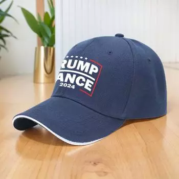 Кепка Trump Vance 2024, кепка с козырьком, дышащая бейсболка унисекс, модная бейсболка с вышивкой, кепка для папы для занятий спортом на открытом воздухе хаки