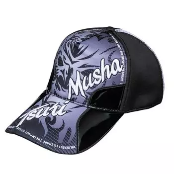 Кепка Tsurimusha 3D Wild Musha черная C016