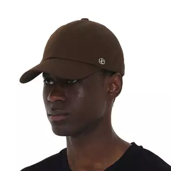 Кепка Under Control XL большого размера с большой головкой и стальной этикеткой, регулируемая, хлопковая, унисекс, большого размера, сделанная в Корее, кепка для папы [UNDERCONTROL] (коричневый) коричневый