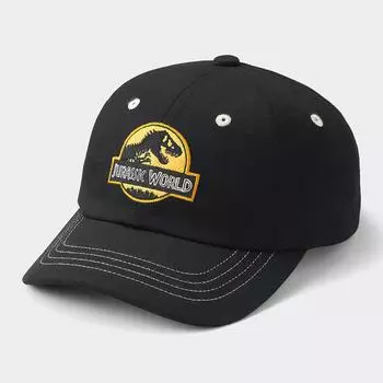 Кепка унисекс из саржевого кроя с логотипом GU by Uniqlo KIDS JURASSIC WORLD