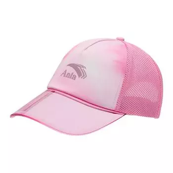 Кепка-утконос из полиэстера с логотипом Anta, детские шапки розового цвета A392455204-1 S
