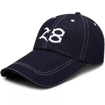 Кепка-утконос с солнцезащитным кремом, вышитыми буквами, бейсбольная кепка, спортивная повседневная кепка, широкополая шляпа от солнца синий