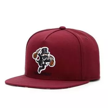 Кепка в стиле хип-хоп, повседневная бейсболка унисекс, регулируемая хлопковая дышащая шляпа с плоскими полями красный