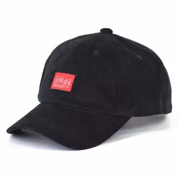 Кепка вельветовая бейсболка с логотипом Кепка вельветовая с логотипом [Manhattan Portage] (011 Черный)