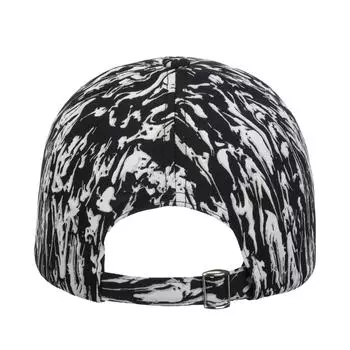 Кепка весна-лето тонкая кепка с граффити мужская повседневная бейсболка с солнцезащитным козырьком чёрный