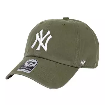 Кепка Yankees Cleanup NY CLEAN UP Hat Low Cap Sandalwood Free Size [47 Brand] Мужская Женская
