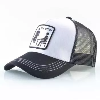 Кепки дальнобойщика унисекс, сетчатые бейсболки для мужчин и женщин, уличная дышащая шляпа с козырьком, модная шляпа в стиле хип-хоп, ОФИС Drake Bones 56-59cm
