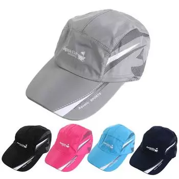 Кепки для активного отдыха, быстросохнущие, мужские и женские, регулируемые, солнцезащитные, рыболовные, гольф-, бейсболки чёрный