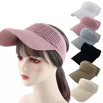 Кепки с козырьками, пустая шляпа-цилиндр, спортивная бейсбольная кепка, женская солнцезащитная кепка, кепка в корейском стиле серый