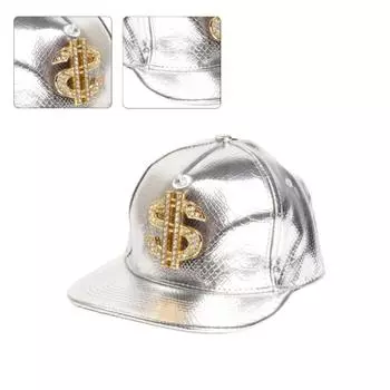 Кепки в стиле хип-хоп в стиле «доллар» Модные бейсболки Бейсболки унисекс Козырек от солнца золотой