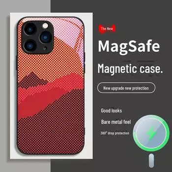 Чехол для телефона Apple 12ProMax из ударопрочного стекла Keralite 13 Mountains & Stars. iPhone 12 Pro Max