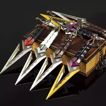 Керамбит Модель ножа Подарочные баллы Нож Периферийные игрушки Набор Нож Модель игрушки One Size коричневый