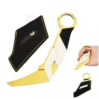 Керамбит Модель ножа Подарочные баллы Нож Периферийные игрушки Набор Нож Модель игрушки One Size