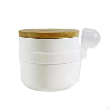 Керамическая банка для хранения кофе и печенья с ложкой L