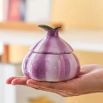 Керамическая банка для лука с крышкой, самодельная ароматерапевтическая свеча, банка для хранения украшений, коробка для хранения ювелирных изделий, банка для украшения стола