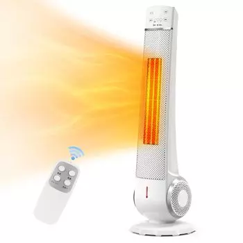 Керамическая башня нагрева быстрое автоматическое с дистанционным управлением электрический вентилятор электрический ножной перегрев энергия Tatami Living PSE совместимый продукт обогреватель,