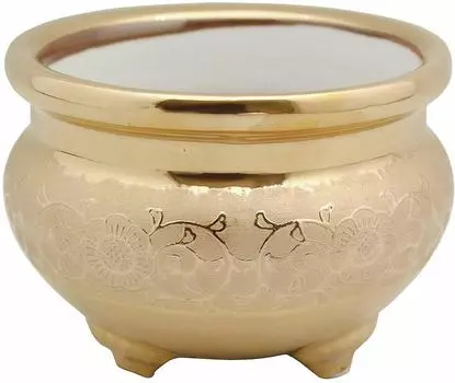 Керамическая буддийская утварь Arte Золотая арабеска горелка золото в Диаметр 9 x Высота см Керамика (Керамическое искусство) [Благовония 3.0 размеры/Подлинный обжиг/Сделано