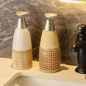 Керамическая бутылка для лосьона Бутылка для геля для душа Аксессуары для дома Бутылка для дезинфицирующего средства для рук Дозатор мыла Контейнер для лосьона Товары для ванной комнаты