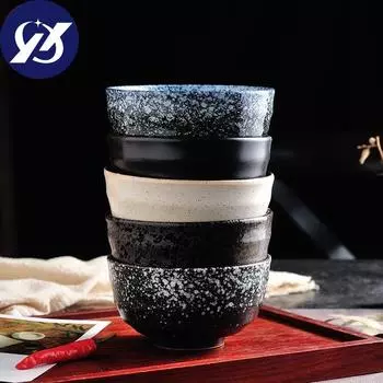 Керамическая бытовая миска для риса в японском стиле, миска для салата, завтрака, супа, креативная миска для лапши Sus, ресторанная кухонная посуда
