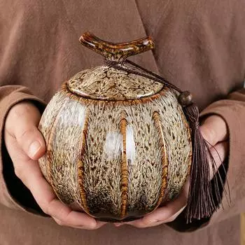 Керамическая чайная банка для хранения продуктов, герметичные банки, коробка для чая, контейнеры для чая, емкость для хранения, банка для конфет, домашний органайзер, банка для чая