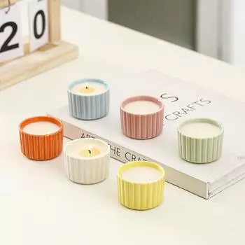 Керамическая чаша для ароматерапии, высококачественная, долговечная, для спальни, атмосфера высокого класса, пустая чашка Candle Holder - Mint Green