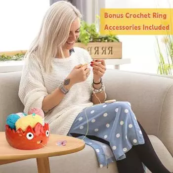 Керамическая чаша для хранения пряжи, креативная форма, гладкая поверхность, большой размер, милая, ручная работа