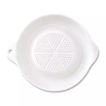 Керамическая чаша для измельчения Ручная мельница для специй и вкусовых добавок Портативная терка для имбиря для измельчения васаби Сочные фрукты Сыр белый