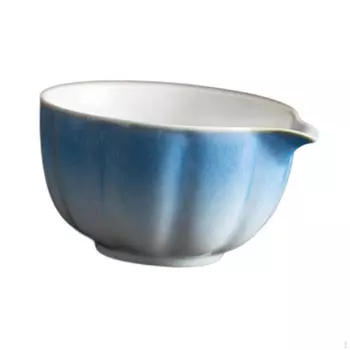 Керамическая чаша для матча объемом 420 мл для чайной церемонии Pink and white