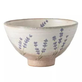 Керамическая чаша Koyo, чаша для чая, чаша для риса, японская столовая посуда, чаша для риса цвета лаванды, фиолетовая керамика, сделано в Японии 21631