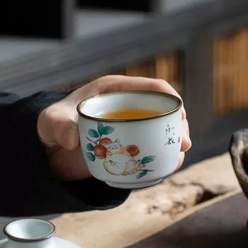 Керамическая чашка для чая Cute Cat Teacups 100 мл Style B