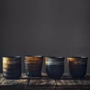 Керамическая чашка для чая из Японии и Южной Кореи, расписанная вручную керамическая чашка, японская чашка для чая в стиле кунг-фу, кофейная чашка с молоком 200ml