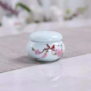 Керамическая чашка для ногтей с крышкой Акриловая жидкая пудра Керамическая чашка для дизайна ногтей Акриловая жидкая пудра Фарфор