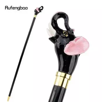 Керамическая деревянная трость со слоном с одним шарниром, модная деревянная трость, декоративная трость для вечеринки, трость для Хэллоуина, булава, палочка, 96 см