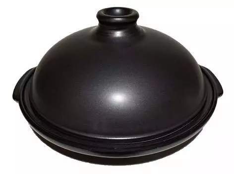 Керамическая древесина Прямой огонь Копчение в 5 Сделано в Uchiyama Banko Диаметр 20 см Прямой рецепт Черная коптильня, Чипсы, Минуты, Япония, Керамика, Изделия, Сетка, чёрный