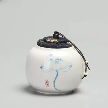 Керамическая канистра для чая, мини-портативная герметичная банка для путешествий, кухонные резервуары для хранения еды, фарфоровые банки для конфет