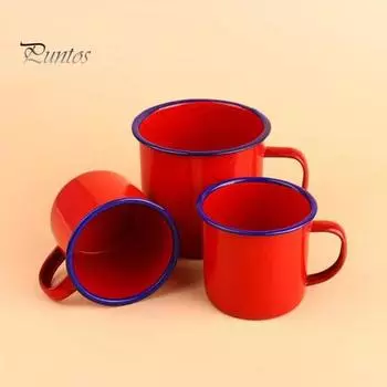 Керамическая кофейная кружка, чашка для чая ручной работы с ручкой, ретро-стакан для воды, большой емкости, дорожные чашки для активного отдыха 6 cm белый